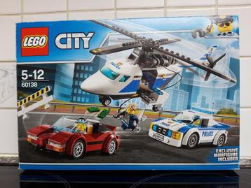Lego City 5+ High-Speed Chase 60138 complet avec boîte