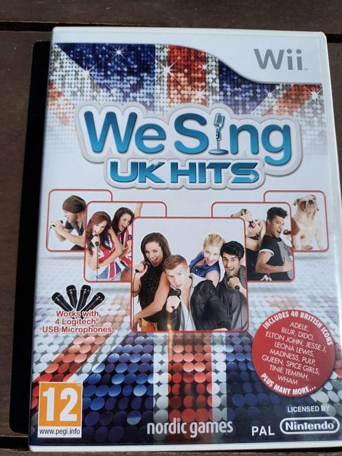 Wii We Sing UK Hits, Consoles de jeu & Jeux vidéo, Jeux | Nintendo Wii, Comme neuf, Musique, 3 joueurs ou plus, À partir de 12 ans