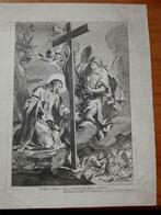 Gravure Christus en Engel, Ophalen of Verzenden