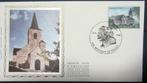 FIRST DAY COVER OP ZIJDE-TOERISME-STEDEN-MONTIGNY-LE-TILLEUL, Ophalen of Verzenden, Gestempeld, Plaats of Gebouw