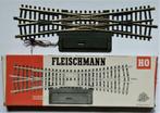 Fleischmann HO double traversée jonction avec électroaimant, Fleischmann, Utilisé, Rails, Enlèvement ou Envoi