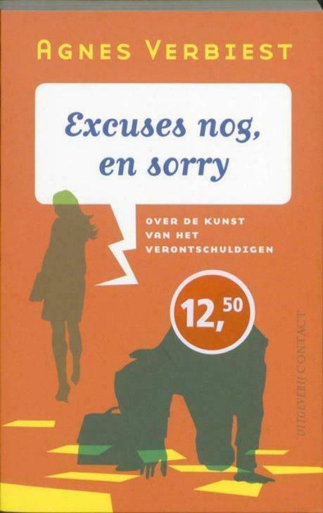 Excuses nog, en sorry - Agnes Verbiest, Boeken, Psychologie, Gelezen, Ophalen