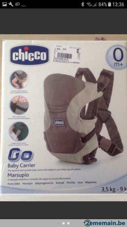 Porte bébé Chicco 3,5 à 9 kg, Kinderen en Baby's, Babydragers en Draagdoeken, Zo goed als nieuw, Draagzak, Buik, Chicco, Ophalen