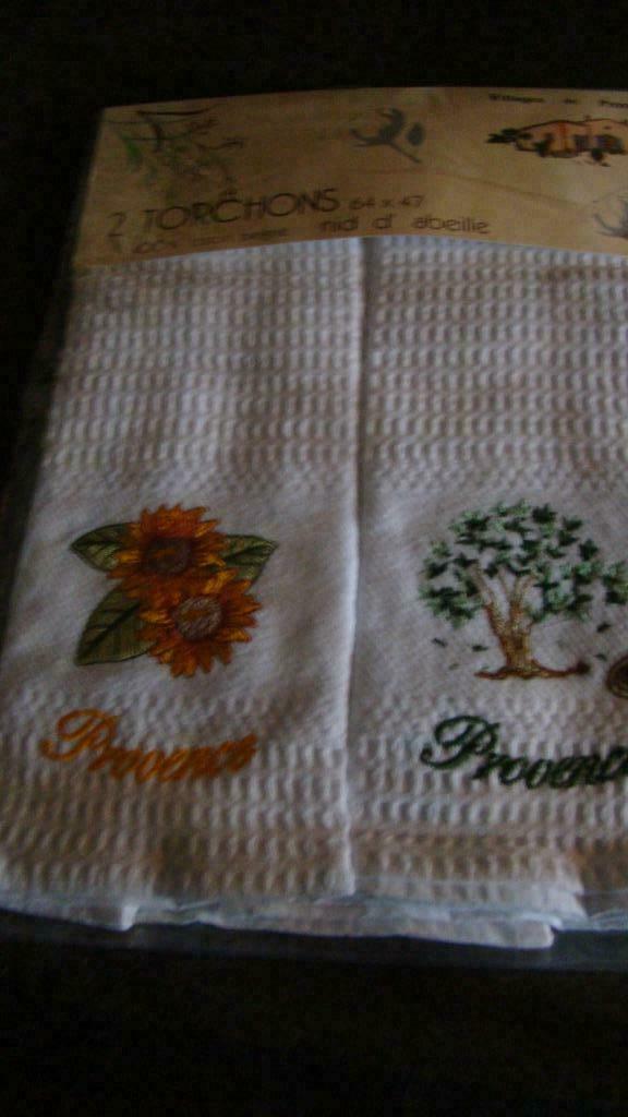 linge de cuisine, Enlèvement, Neuf, Blanc, Torchon ou Serviette