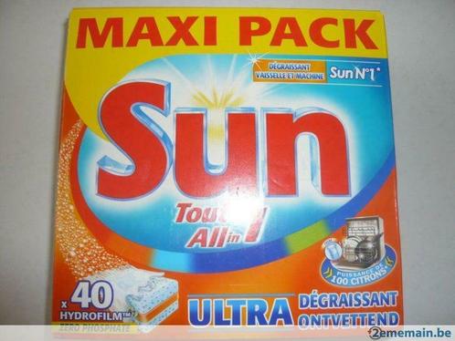 3 x 40 "tout en un" SUN pour lave-vaisselle, cause décès., Huis en Inrichting, Keuken | Keukenbenodigdheden, Nieuw, Ophalen