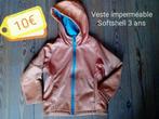 Veste imperméable softshell 3 ans orange et bleu, Enfants & Bébés, Vêtements enfant | Taille 98, Decathlon, Utilisé