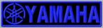 Patch Yamaha noir/bleu - 139 x 39 mm, Autres types, Neuf, sans ticket, Hommes