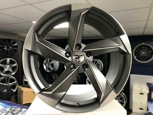 NIEUWE 19 inch 5x112 antraciet polish sportwielenset, Autos : Pièces & Accessoires, Autres pièces automobiles, Audi, Seat, Volkswagen