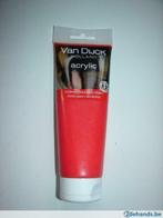 Verf; Acryl tube (ong. 240ml) vermillion - 48010, Hobby en Vrije tijd, Gebruikt, Acrylverf