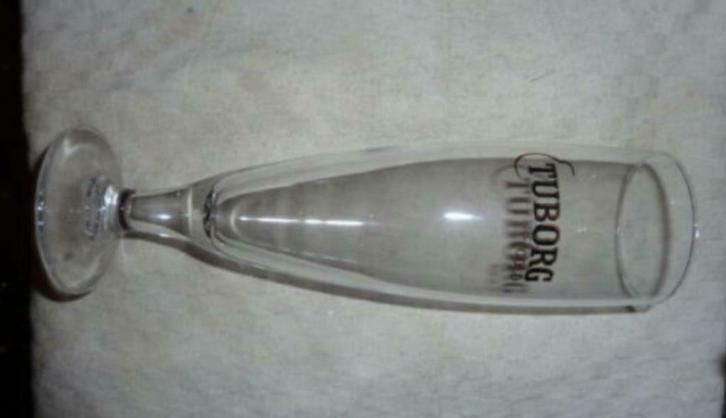 #E bier glas TUBORG GOLD 0,25L Brouwerij Tuborg - Kopenhagen, Verzamelen, Glas en Drinkglazen, Nieuw, Bierglas, Ophalen of Verzenden
