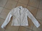 Veste cintrée, coton blanc, taille 40, Vêtements | Femmes, Vestes | Été, Enlèvement ou Envoi, Porté, Taille 38/40 (M), Blanc