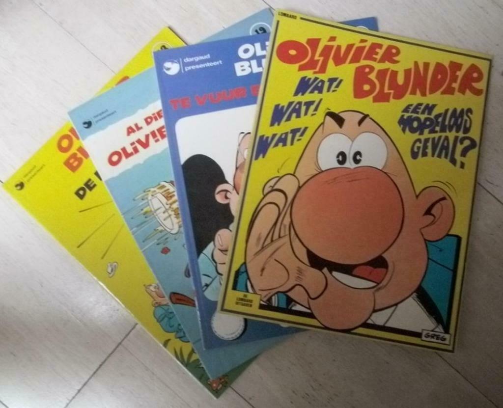 strips Olivier Blunder, Ophalen of Verzenden