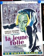 Filmposter La jeune folle / De dwaze maagd A148-64, Gebruikt, Ophalen of Verzenden, A1 t/m A3, Rechthoekig Staand