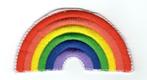 Patch regenboog Gay Pride - 90 x 45 mm, Kleding | Dames, Ophalen of Verzenden, Nieuw