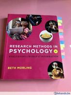 Research methods in psychology, Boeken, Studieboeken en Cursussen, Gelezen, Ophalen of Verzenden