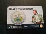 munten 75 jaar blake en mortimer, 5 euros, Enlèvement, Monnaie en vrac, Belgique