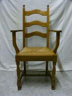 FAUTEUIL RUSTIQUE EN CHÊNE MASSIF, Ophalen, Minder dan 50 cm, Minder dan 75 cm, Hout