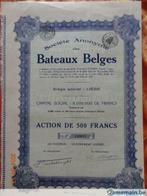 Ancien titre boursier RARE Société Province de Liège