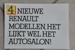 Lot van 2 Folders : Renault (1985) + Renault 25, Auto's, Gebruikt, Verzenden