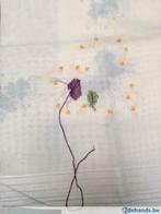 Theenap vervaco 80x80 zonder garen 8.00€, Hobby en Vrije tijd, Zo goed als nieuw, Handborduren, Borduurpakket