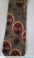 cravate en soie coca cola , pièce de collection très rare, Porté