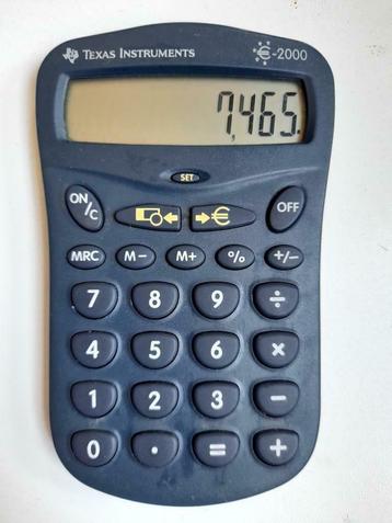 Calculatrice TEXAS INSTRUMENTS 2000, comme neuf