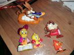 Plastieken figuurtjes looney tunes, Verzamelen, Poppetjes en Figuurtjes, Verzenden, Gebruikt