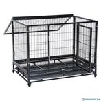 ② Cage chien XXL cage chat cage SOLIDE cage mobile parc enclos — Maisons  pour chiens — 2ememain