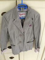 Superdry blazer gris femme taille s, Comme neuf