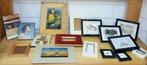 lot 16 cadre vintage, 1 fond bois fleurs, Van Gogh autres.., Maison & Meubles, Bois, Enlèvement ou Envoi