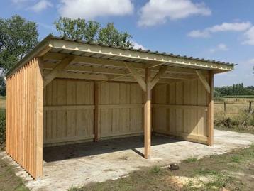 Schuilstal. 3x6, Mise à l'étable, 4 chevaux ou poneys ou plus