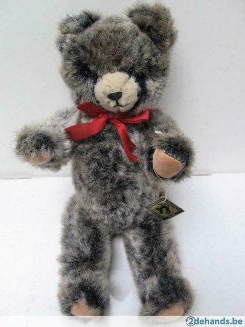 Duitse antieken brombeer jaren 50 met stro/zaagsel gevuld, Verzamelen, Beren en Cherished Teddies, Gebruikt, Overige merken, Ophalen of Verzenden