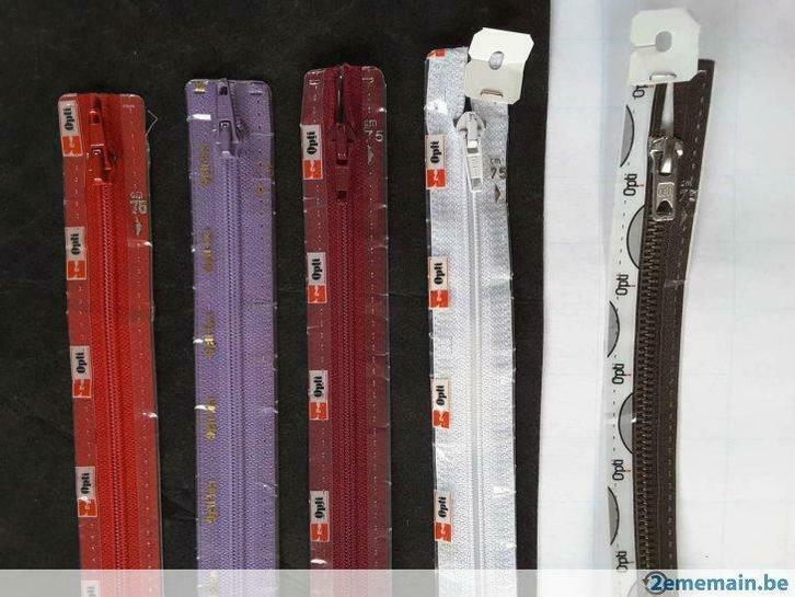 Tirette, fermoir ou fermeture éclair détachable 75 cm, Hobby & Loisirs créatifs, Couture & Fournitures, Neuf, Enlèvement ou Envoi