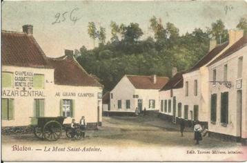 Carte Postale Blaton Le Mont Saint-Antoine avec attelage, Enlèvement ou Envoi, Avant 1920, Affranchie, Hainaut