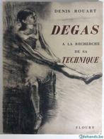 Degas, à la recherche de sa technique - Denis Rouart, Livres, Utilisé, Enlèvement ou Envoi
