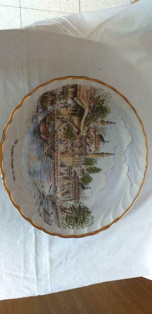 Decoratief bord Istanbul, Antiek en Kunst, Antiek | Wandborden en Tegels, Verzenden