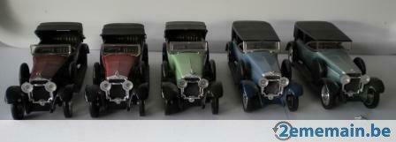 Lot de 5 miniatures Hispano Suiza H6B  Solido éch 1/43, Hobby en Vrije tijd, Modelbouw | Auto's en Voertuigen, Gebruikt, Auto