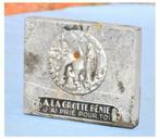 §plaque de cimetière pierre grise  lourdes, Antiek en Kunst, Ophalen of Verzenden