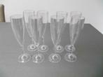 2 sets champagne glazen in zeer sterk kunststof, Overige materialen, Overige stijlen, Glas of Glazen, Ophalen of Verzenden