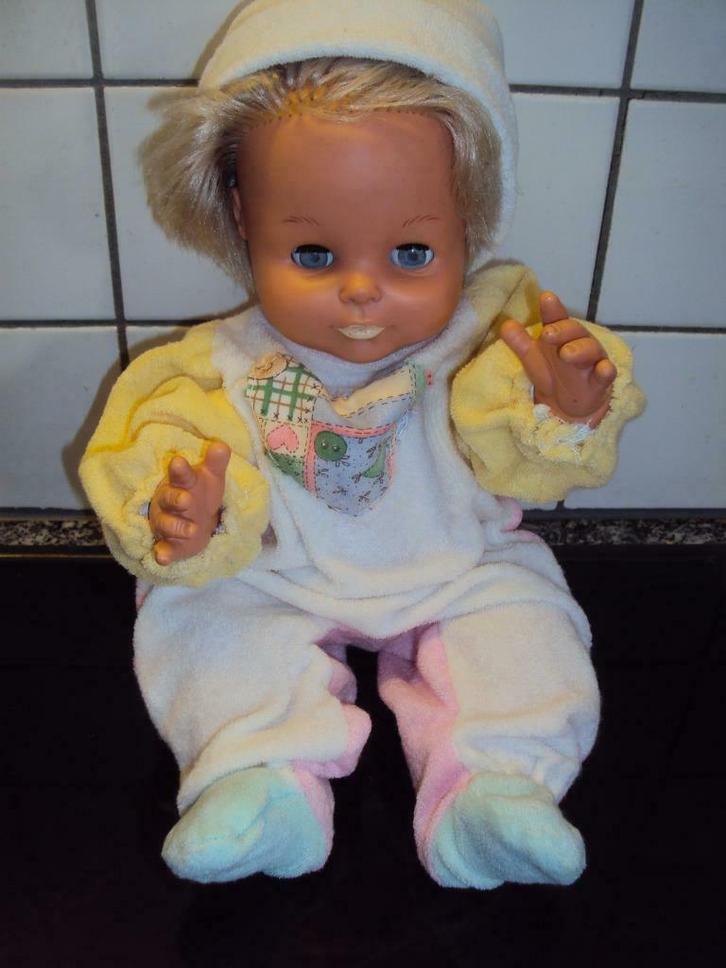 Fisher price, vintage pop met "echt" haar, Kinderen en Baby's, Speelgoed | Poppen, Gebruikt, Overige typen, Verzenden