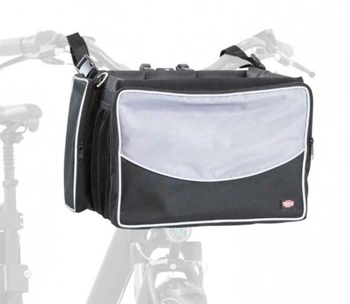 Panier de vélo en polyester pour guidon gris-noir, Animaux & Accessoires, Accessoires pour chiens, Neuf, Enlèvement