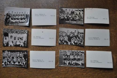 PANINI LIKE KLEINE Z/W 6-4CM VOETBAL TEAMS 1951-52, Verzamelen, Sportartikelen en Voetbal, Zo goed als nieuw, Poster, Plaatje of Sticker