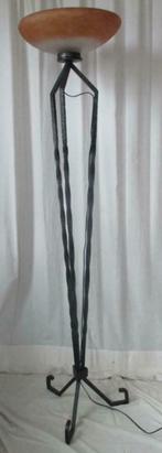 art deco smeedijzeren vloerlamp Daum Nancy 10, Antiek en Kunst, Ophalen
