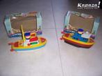 Plastieke bootjes met beweegbare schouw . 5 Euro het stuk, Kinderen en Baby's, Speelgoed | Overig, Ophalen