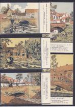 5 Postkaarten - Alfred Ost Vlietjes Mechelen - reeks 1