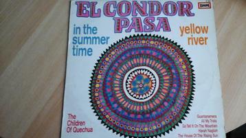 vinyl 33T/30cm "flûtes indiennes el condor pasa" compilation, Enlèvement ou Envoi, 12 pouces, Latino-américaine