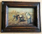 Arenleessters (Millet) - reproductie klein formaat, Minder dan 50 cm, Gebruikt, Ophalen of Verzenden, Schilderij