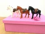 3 paarden met zadel en tuig van belville, Kinderen en Baby's, Speelgoed | Overig, Meisje, Gebruikt, Ophalen of Verzenden