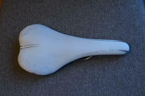 Selle velo route discount blanche