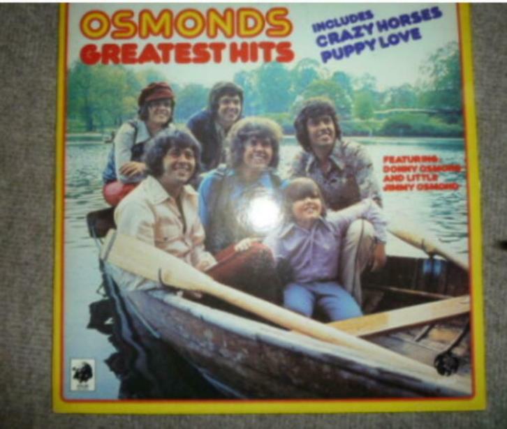 Vinyl LP Osmonds Greatest hits - includes Crazy Horses / Pup, CD & DVD, Vinyles | Autres Vinyles, Enlèvement ou Envoi